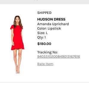 Amanda Uprichard Red Dress